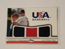 2011 USA Baseball 16U National Team Triple Relics /240 Steven Farinaro TR-SF
