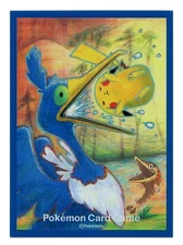 Rare Tomokazu Cramorant & Pikachu Individual Card Sleeve Pokemon Center Japan