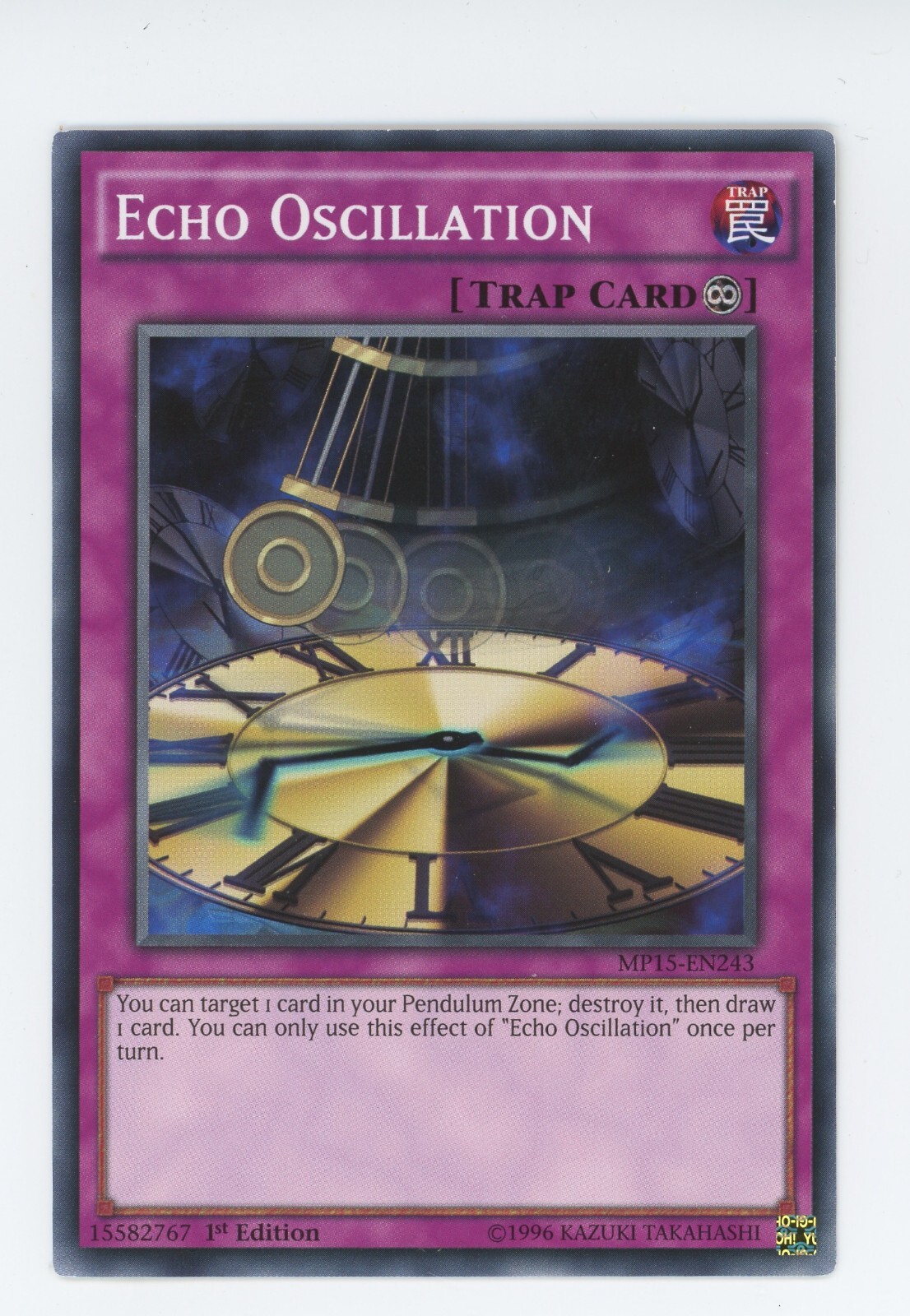 Yugioh Echo Oscillation MP15-EN243 Common 1st Edition NM x3 Play Set