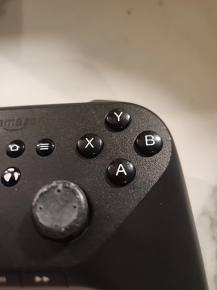 Controlador de juego inalámbrico Amazon Fire negro probado WR28UR Foto 3 de 4