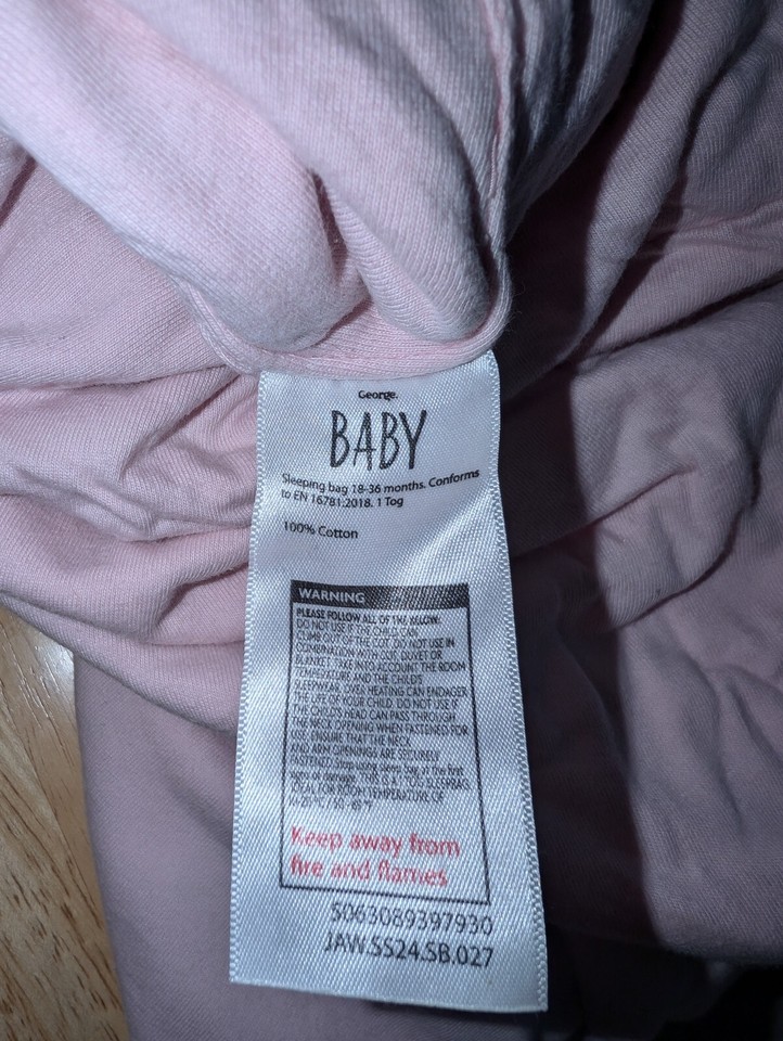 Asda Stacey Soloman Set Of Two 1 Tog Sleeping Bags eBay