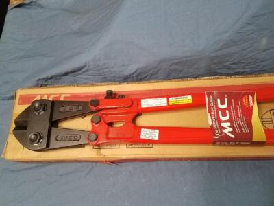 MCC BC-0790 Heavy-Duty Bolt Cutters, 36 in, 9/16 in/14mm Cutting Capacity, NEW
