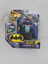 Spin Master 2022 DC Action Figure 4" BAT-TECH BATMAN Blue Belt 