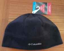 Columbia 'Mountaindale' S/M Omni-Heat Fleece Winter Beanie Hat BLACK #21421