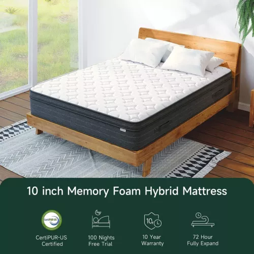 10 INCH LUXURY ORTHOPAEDIC POCKET SPRUNG MATTRESS 3FT 4FT 4FT6 DOUBLE 5FT 6FT - Picture 46 of 63