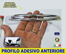 Giulietta Profilo Adesivo Cromato Paraurti Alfa Romeo Anteriore Tuning Striscia 