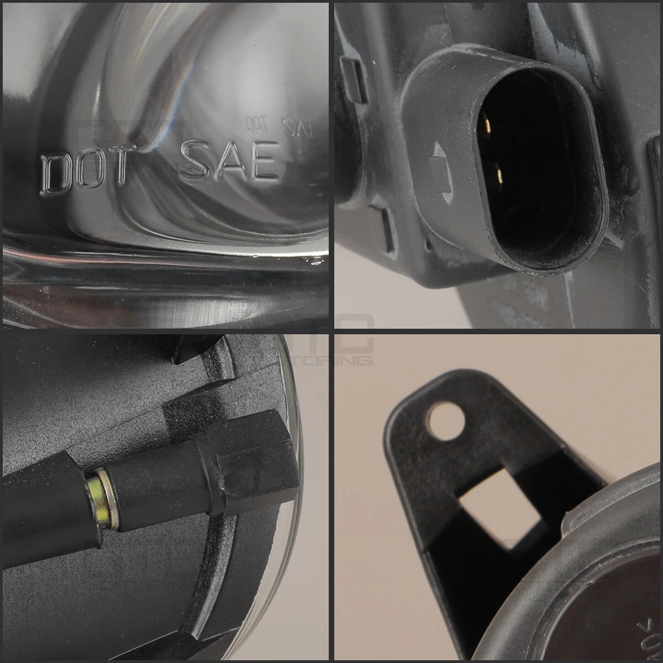 for 01-05 Volkswagen Passat Fog Lights Clear Projector Glass Lens Replace Pair - Imagem 4 de 4