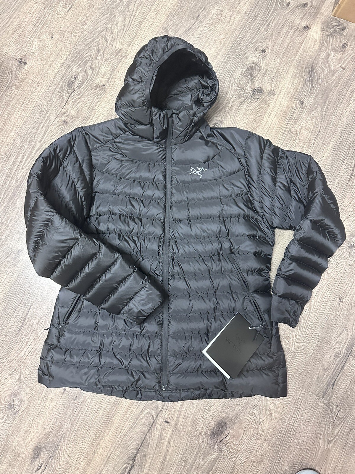 Arc'teryx Giacca Donna Cerio LT con Cappuccio XL Nero **NUOVA CON ETICHETTE**