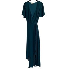 Show Me Your Mumu Sophia Wrap Dress, Jade Green, Size M