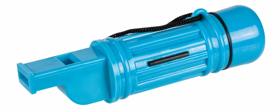 Survival Compass Match Safe Whistle Signal Mirror Flint Waterproof Storage - Изображение 4 из 4