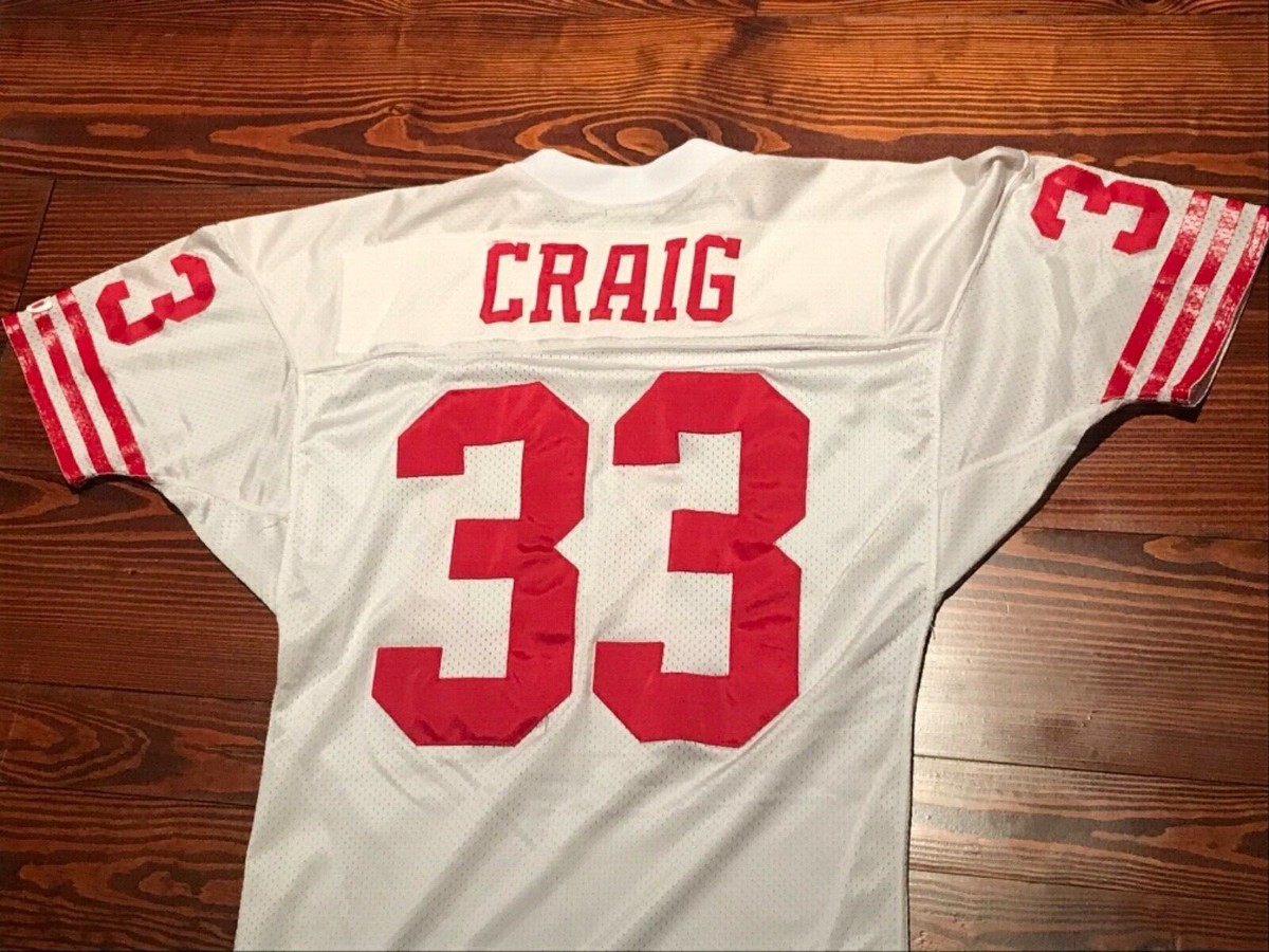 San Francisco 49ers Roger Craig Wilson Team Issued Game Style