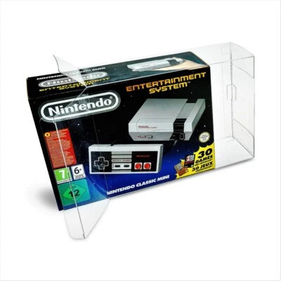 GAMING CAVE Box Protector NES SNES Nintendo Mini Classic Console Strong 0.5mm Display Case