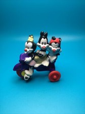 MCDONALDS 1993 ANIMANIACS HAPPY MEAL TOY YAKKO WAKKO AND DOT ON BICYCLE Vintage