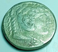 ANCIENT GREEK SILVER COIN DRACHM ALEXANDER THE GREAT 15.1 G 336-323 BC