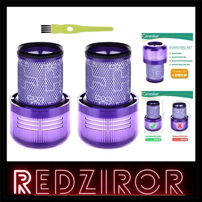 V12 Filter Ersatzset 2 Stück für Dyson V12 Detect Slim Absolute Extra Motorhead