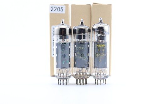 3 EL84 6BQ5 6P14 TUBES UK MINIWATT Copper Pillar - Picture 2 of 6