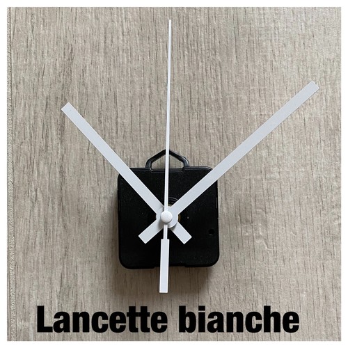 MECCANISMO PER OROLOGIO PARETE +3 LANCETTE BIANCHE MOVIMENTO CONTINUO  SILENZIOSO | eBay
