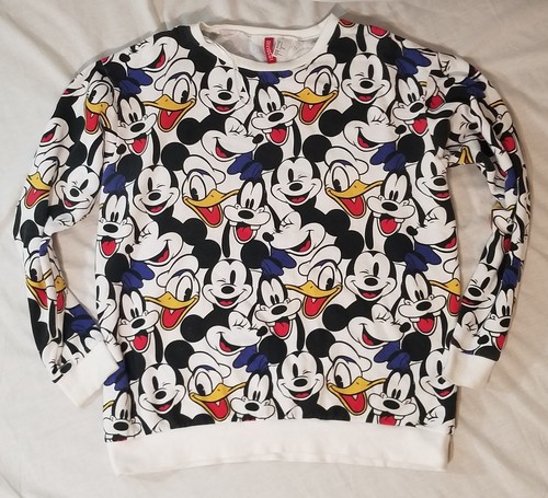 H\u0026M Mickey Mouse Disney Sweatshirt Size 