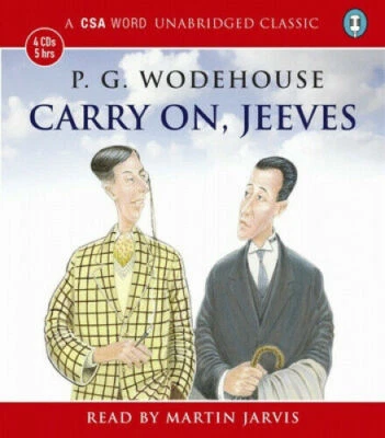P G WODEHOUSE CARRY ON JEEVES CD AUDIO BOOK NEW SEALD FULL VERSION MARTIN JARVIS