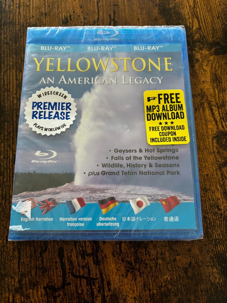 YELLOWSTONE: An American Legacy (Blu-Ray, 2008) BRAND NEW SEALED