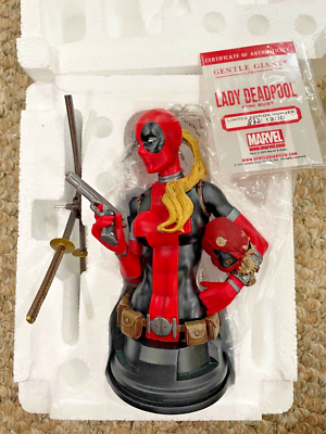 Gentle Giant Marvel Lady DeadPool Mini Bust 1/6 Scale AFX