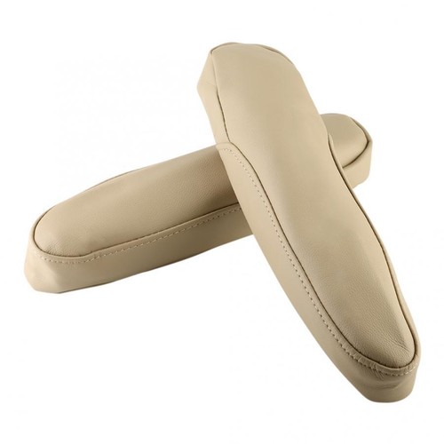 Beige Fits 05-10 Honda Odyssey Real Leather Seat Armrest Covers - Picture 5 of 5