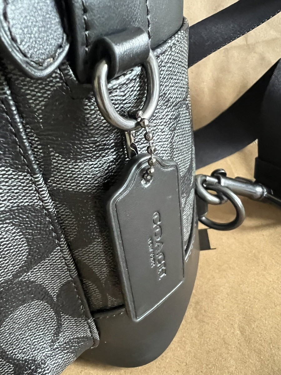 COACH ブラック パーティーバッグ COACH コーチ ショルダーバッグ レディース レザー 三日月型