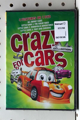 Crazy for Cars Collection Childrens DVD Great Race, Fast & Curiou DVD:1335
