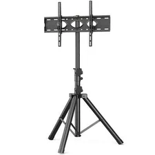 Modern Portable Tripod TV Stand with Swivel & Tilt Mount for 32-75 inch Flat TVs