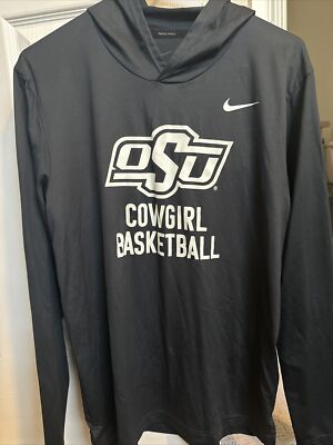 Mens Nike Oklahoma State Long Sleeve Hoodie Size Medium