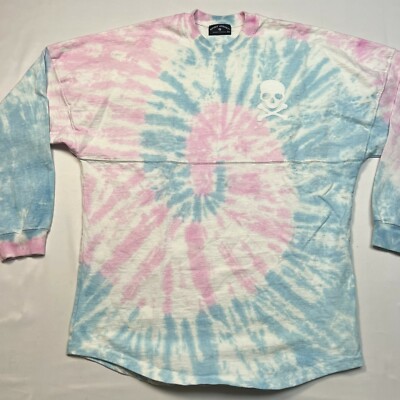 Spirit Jersey x SoulCycle Brooklyn Tie Dye Sweatshirt Relax Fit XS (flaw-  stain)