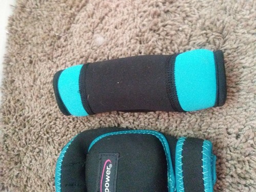 Guanti pesati Empower per donna, kickboxing, MMA, set da 2 libbre con peso di 2 libbre - Foto 3 di 4