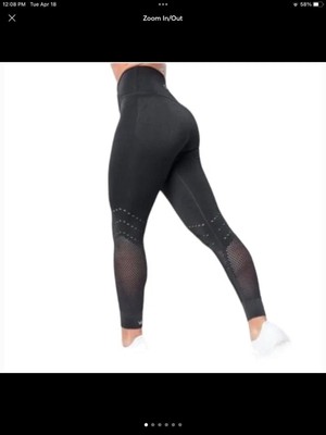 Shefit Black Seamless Leggings NWT Size 1 Luxe