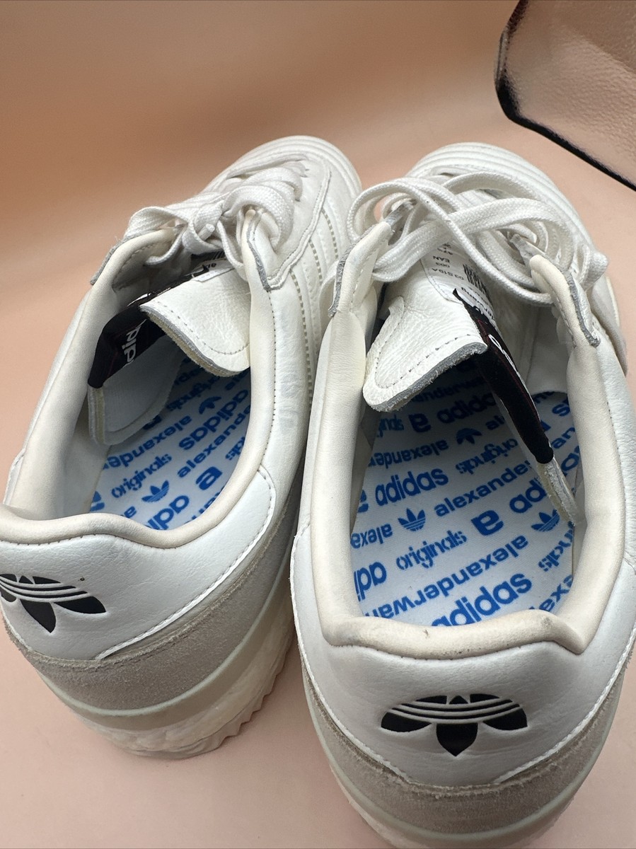 adidas gazelle silver green womens Adidas X Alexander Wang White BBall Sneakers