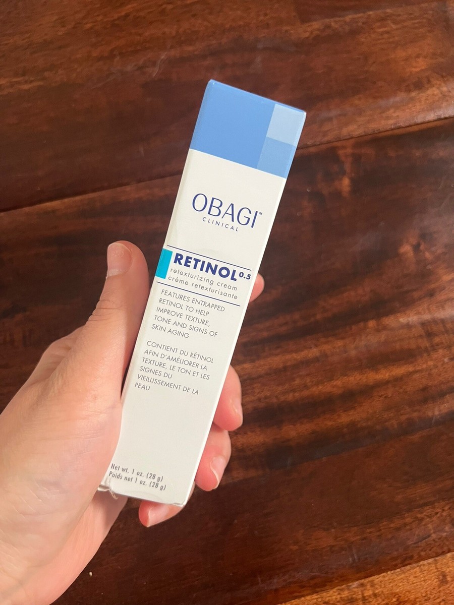 OBAGI Clinical Retinol 0.5 Retexturizing Cream 1 fl oz. NIB