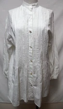 Saks Fifth Avenue Hype Vintage Pleated tunic top blouse NEW Size Sz Medium Md M