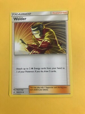 Pokémon Welder 189/214- 1 Trainer Card | eBay