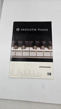Native Instruments Akoustik Piano Original Owner's Manual Book, Acoustic Piano.