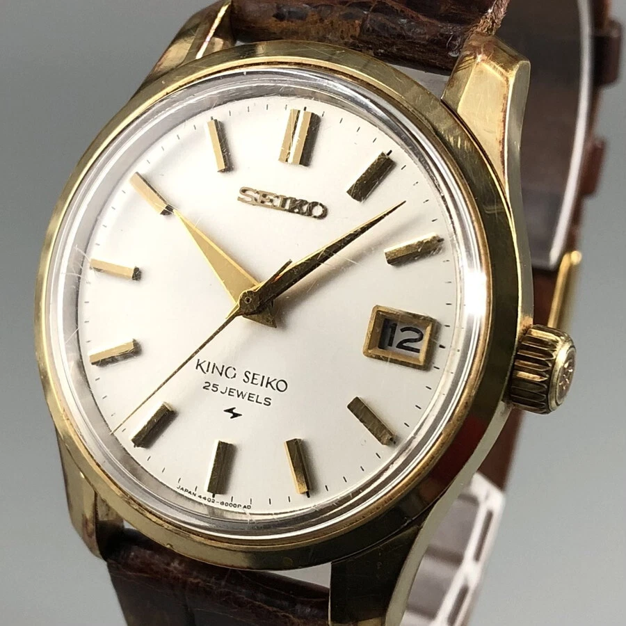 OH serviced, Vintage 1968 44KS KING SEIKO SGP 4402-8000 Hand-winding Japan #853