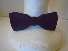 Black Clip On Bow Tie Formal Tuxedo Adjustable Wedding Prom