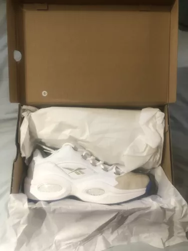 Reebok Question Low Retro Oatmeal White EF7609 Size 11.5