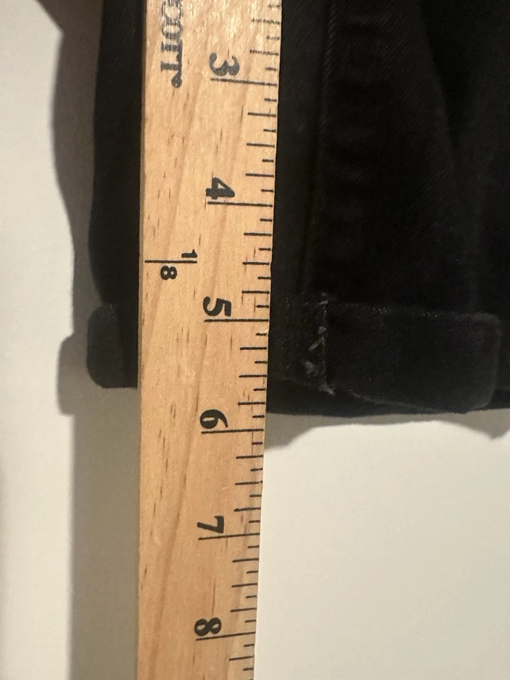 Seven 7 Women’s Black Denim Shorts Size 8 - Image 4 of 4