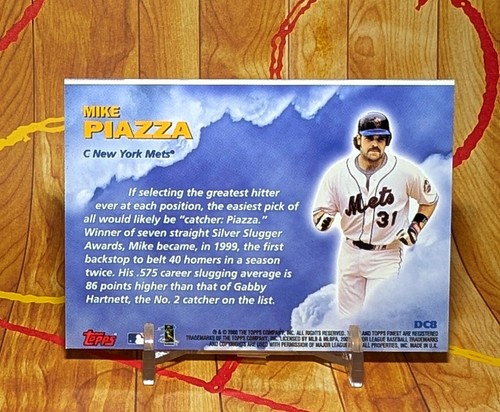2000 Mike Piazza Topps Finest Dream Cast #DC-8 New York Mets - Picture 2 of 2