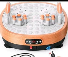 MERACH Vibration Plate Exercise Machine for Lymphatic Drainage Massge at Home