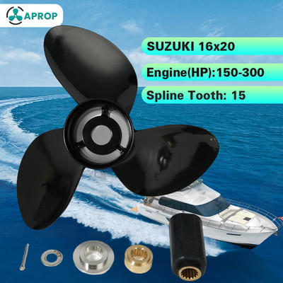 For Suzuki Boat Propeller 150-300HP 15 Tooth Outboard Engine Accessories 16x20