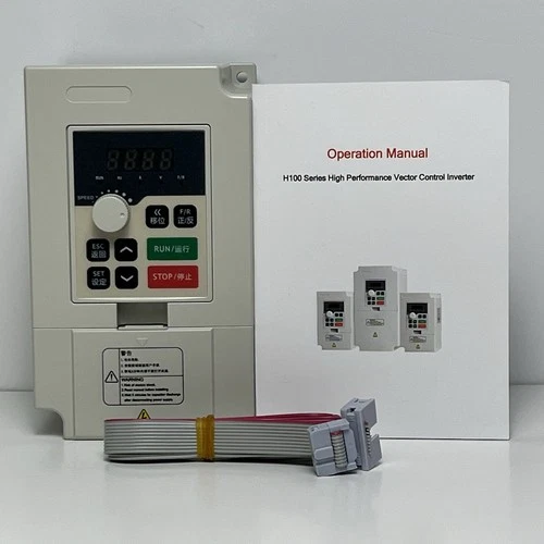 H100-1.5C2-1B 1.5kW Variable Frequency Drive VFD Inverter 1PH 110V to 3PH - New