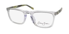 NEW SEAN JOHN 5125 GLASSES 54-24-150 318 SQUARE PLASTIC MENS FULL-RIM CRYSTAL