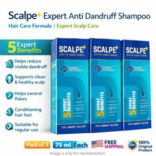 Scalpe Plus Expert Anti Dandruff Hair Care Shampoo Conditioning 75ml x3