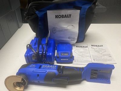 Kobalt 24V KMT 224-03 Multi-Tool with Battery/Charger & Carrying Bag