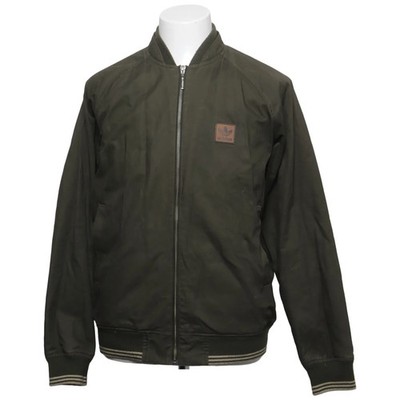 Adidas Originals, Bomberjacke, Herren, Größe: M, Grün/Braun/Mehrfarbig #gzL